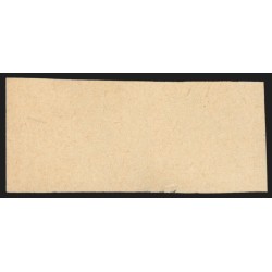 n°198c, paire non-dentelée, Semeuse lignée, 50c olive, neuf (*) sans gomme - TB