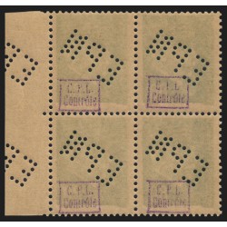 n°513a, Perforé EPN Expo de Nancy, Pétain 80c vert, neuf ** sans charnière SUP