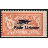 Poste Aérienne n°1, Merson surchargé, 2fr orange, neuf * légère trace de ch. TB