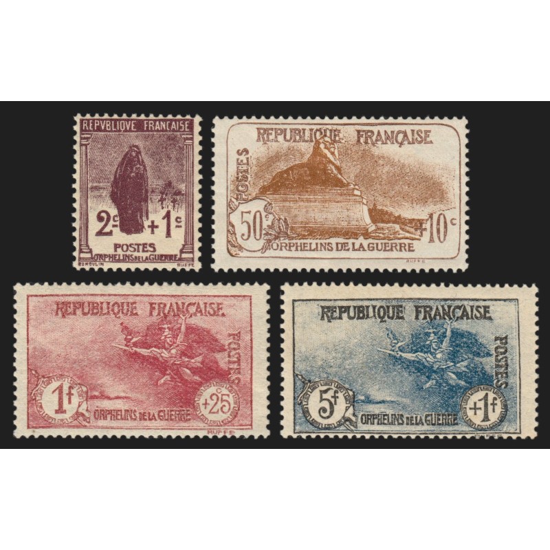 n°229/232, Orphelins de guerre 1926-27, série complète, neufs ** - TB