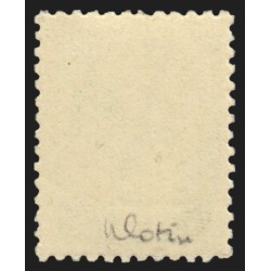 n°630, variété "impression double", Coq d'Alger 10c vert-jaune, neuf ** signé