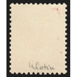 n°633, variété "impression double", Coq d'Alger 50c rouge, neuf ** signé COTIN