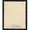 n°633, variété "impression double", Coq d'Alger 50c rouge, neuf ** signé COTIN