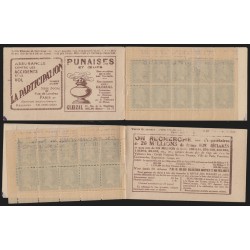 Carnet n°170-C1, Bijoux Oria - Grains Dr Franck, neuf ** - B/TB