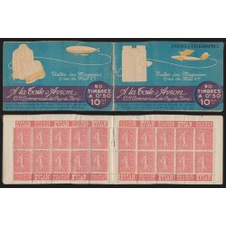 Carnet n°199-C3, Evian - A la Toile d'Avion, neuf * - défauts