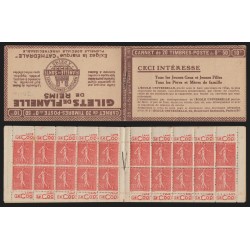 Carnet n°199-C2, Lame Le Coq, neuf ** - B/TB