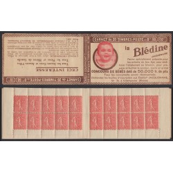 Carnet n°199-C49, Blédine - Filatures de la Redoute, neuf * - B/TB