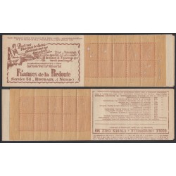 Carnet n°199-C49, Blédine - Filatures de la Redoute, neuf * - B/TB