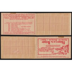 Carnet n°199-C45, Toile d'avion - Laines St-Epin, 20 timbres, neuf * - B/TB