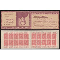 Carnet n°199-C2, Lame Le Coq, neuf * - B/TB