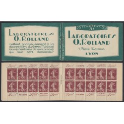 Carnet n°189-C2, Laboratoires O. Rolland, neuf ** sans charnière - B/TB