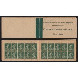 Carnet n°137-C3, papier GC, 40 timbres, neuf **/* - B/TB