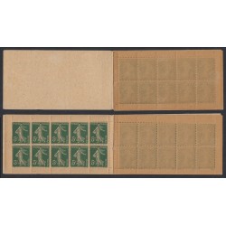 Carnet n°137-C3, papier GC, 40 timbres, neuf **/* - B/TB