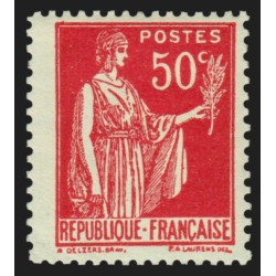 n°283s, Faux de Barcelone, Paix 50c rouge, neuf ** sans charnière - LUXE