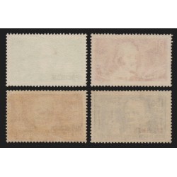 n°330a/333a, surchargés "specimen", série complète, neufs (*) sans gomme - TB