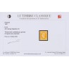 n°23, Napoléon 40c orange, neuf * signé CALVES et BRUN + Certificat - SUPERBE