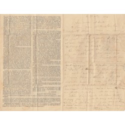 Ballon monté "L'Armée de la Loire" pour Auxerre Zone Occupée, Certificat ROUMET