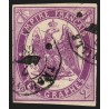 Timbres-Télégraphe n°4, Aigle impérial, 2fr violet, oblitéré càd TROUVILLE - TB