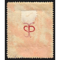 n°108 sur porte-timbres, type Blanc 1900, 2c brun-lilas, oblitéré - B/TB