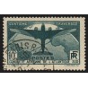 n°321, Traversée aérienne Atlantique-Sud, 10fr vert-foncé, oblitéré - TB