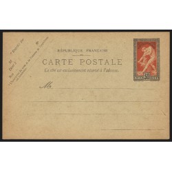 Entier Postaux 185-CP1, Jeux Olympiques de Paris 1924, neuf - TB