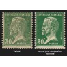 n°174, variété "impression usée", Pasteur 30c vert, neuf ** sans charnière SUP