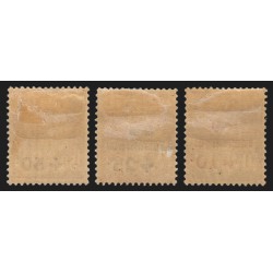 n°249/251, Caisse d'Amortissement, série complète, neufs * avec charnière - TB