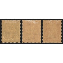 n°253/255, Caisse d'Amortissement, série complète, neufs * trace de ch. - TB