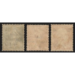 n°253/255, Caisse d'Amortissement, série complète, neufs * trace de ch. - B/TB