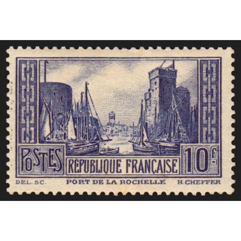 n°261, Port de La Rochelle, neuf * légère trace de charnière - TB