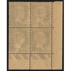 n°265, bloc de quatre, Congrès BIT Paris, Pasteur 1fr50 bleu, neuf ** - TB