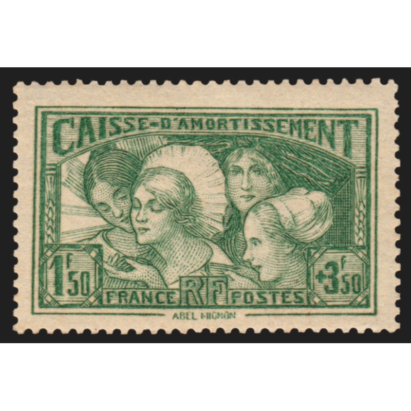 n°269, Coiffes des provinces, neuf * légère trace de charnière - TB