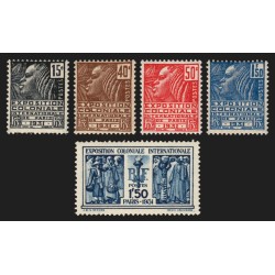 n°270/274, Exposition coloniale Paris 1931, série complète, neufs ** - B/TB
