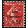 n°277, Semeuse 50c sur 1fr50 rouge, 1931, neuf ** sans charnière - TB