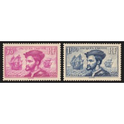 n°296/297, Jacques Cartier 1934, série complète, neufs ** sans charnière - TB