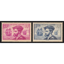 n°296/297, Jacques Cartier, série complète, neufs ** sans charnière - TB