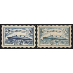 n°299/300, Paquebot Normandie 1935, neufs ** sans charnière - SUPERBE