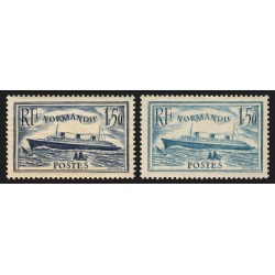 n°299/300, Paquebot Normandie, série complète, neufs ** sans charnière - TB