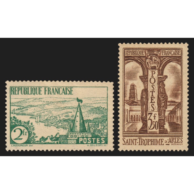 n°301/302, Rivière bretonne et Saint-Trophime, neufs ** sans charnière - TB