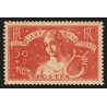 n°308, Art et Pensée, 50c+2fr rouge-brique, neuf ** sans charnière - B/TB