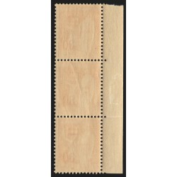 n°359e, variété Types I et II se tenant, Paix 80c sur 1fr orange, neufs ** - TB