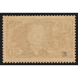 n°398a, variété "papier épais", Clément Ader 50fr outremer, neuf ** - TB