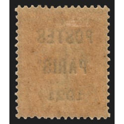 Préoblitérés n°27, Semeuse 5c orange POSTES PARIS 1921, neuf * - TB