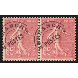 Préoblitérés n°48, variété "surcharge à cheval", neuf ** sans charnière - TB