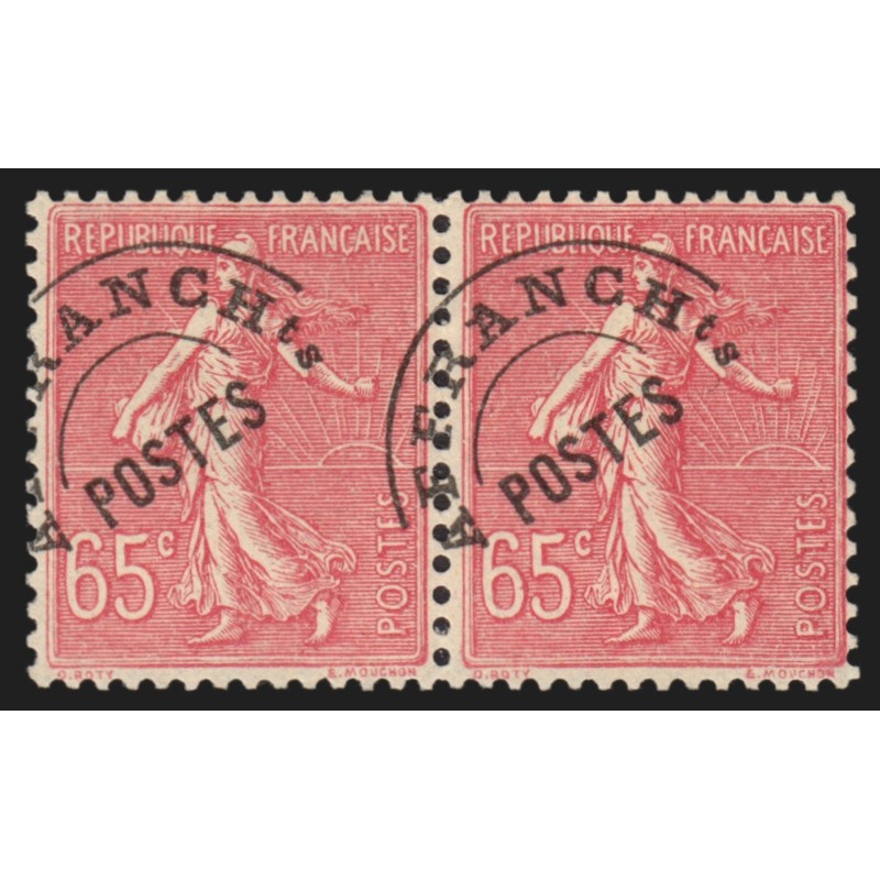 Préoblitérés n°48, variété "surcharge à cheval", neuf ** sans charnière - TB