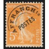 Préoblitérés n°50, Semeuse 5c orange, 1922, neuf ** sans charnière - TB