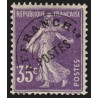 Préoblitérés n°62, Semeuse 35c violet, 1922, neuf * petite charnière - TB