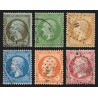 n°19/24, Napoléon Empire 1862, série complète, oblitérés - TB