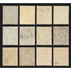 n°83/95, Sage 1877, série complète, oblitérés - TB 1er choix
