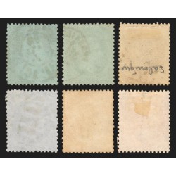 n°19/24, Napoléon Empire dentelés, série complète - avec défauts